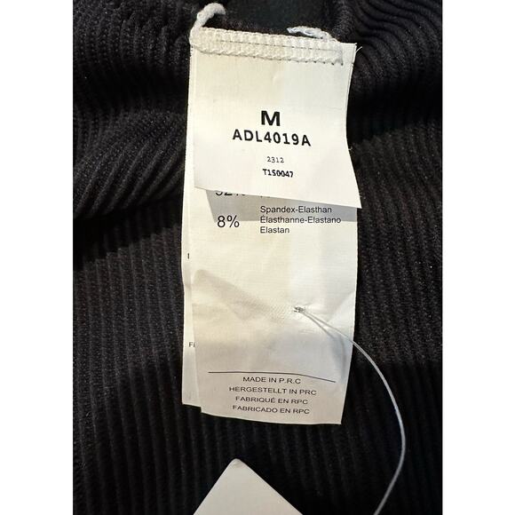 Cupshe Women's Lace up Black One Piece Size M Sexy Plunge Minimalist NWT - Picture 6 of 7